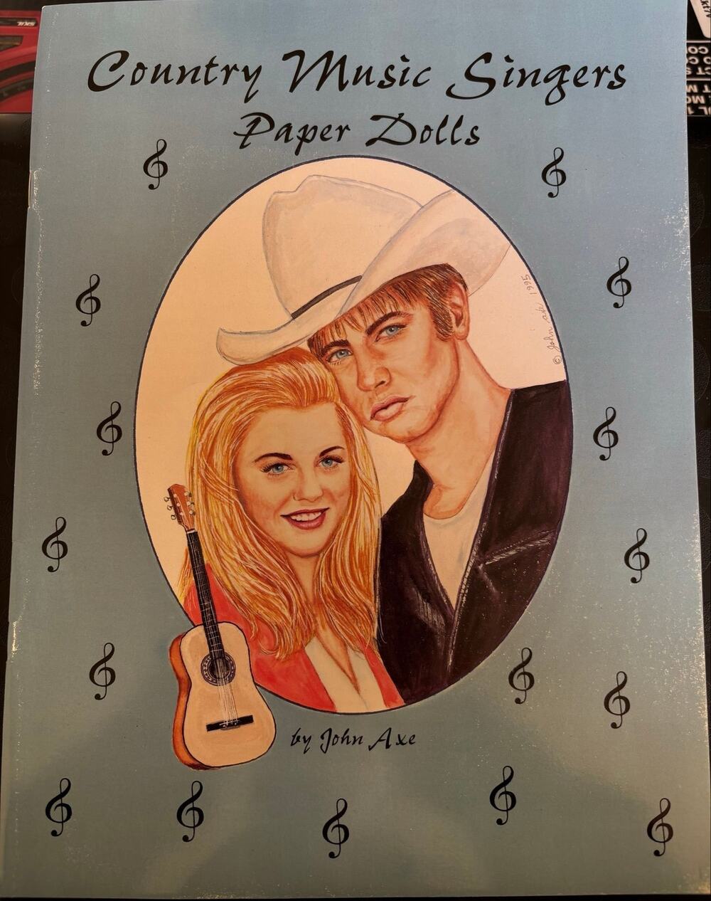 Paper Dolls - Country Music Singers - by John Axe Book 1999